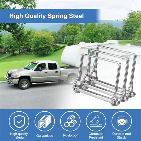 FAVENGO Locking Pin, Heavy Duty Safety Coupler Pin,Square Loop Wire ...