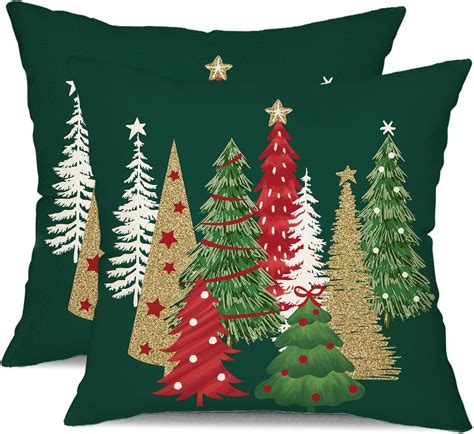 Amazon.com: DFXSZ Christmas Pillow Covers 20x20 Inch Set of 2 Christmas ...