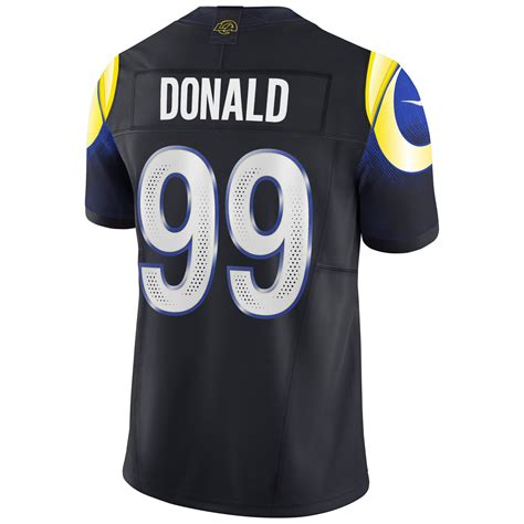 Aaron Donald Los Angeles Rams Midnight Blue 2025 Rivalries Collection ...