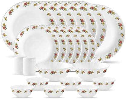 La Opala, Novo Collection, Opal Glass Dinner Set 23 pcs, English ...