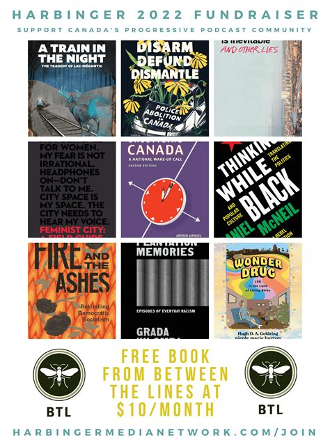 📚 Support Harbinger and get a new release from Between the Lines Books 📚 : r/canadaleft