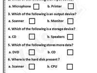 Computer Worksheet for Class 2 的图像结果