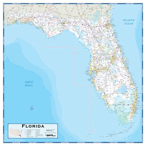Florida Highway Map | Map Geek.com