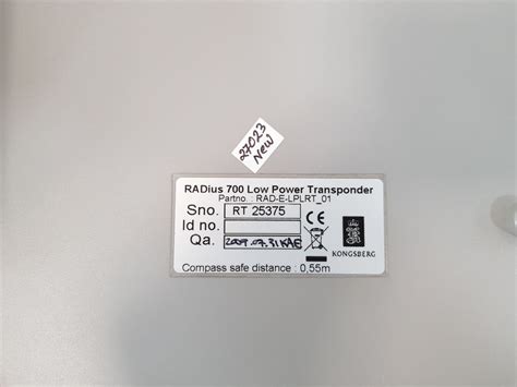 Kongsberg Radius 700 Low Power Transponder – Aeliya Marine Tech