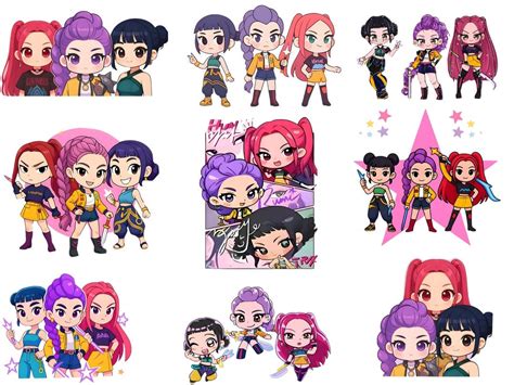 Buy Kpop Demon Hunters Png Bundle, Saja Girls Png, Girl Dinner Png ...