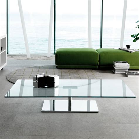 Modern Glass Coffee Table | Contemporary Glass Coffee Table - Klarity