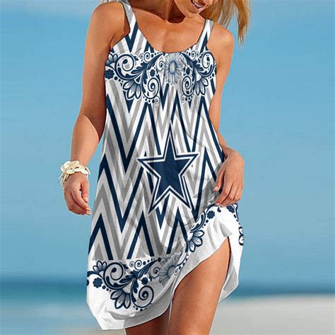 Dallas Cowboys Beach Dress BG44 - Hearthtops Store