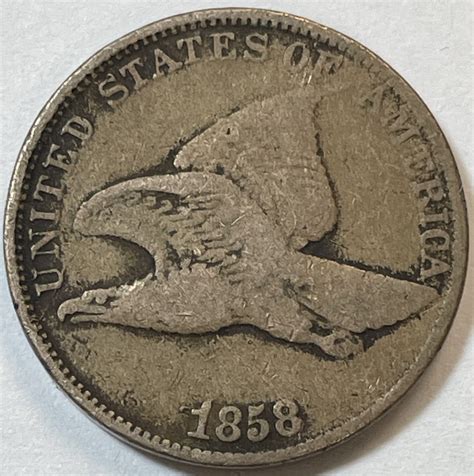 1858 Large Letters Variety Flying Eagle Cent | Property Room