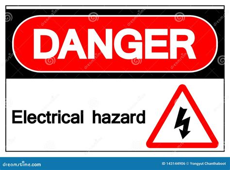 Electrical Hazard Symbols