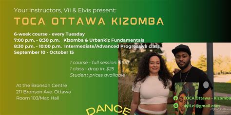 TOCA Ottawa Kizomba Tuesdays, 211 Bronson avenue, Ottawa, ON, Canada ...