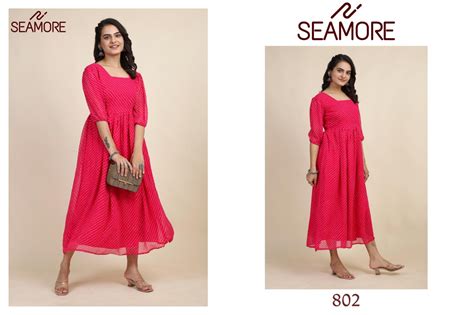 Seamore Jasmin Fancy Party Wear Designer Frock Collection