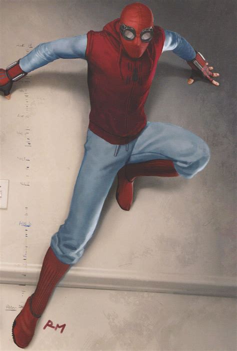 SPIDER-MAN: HOMECOMING Homemade Suit Concept Art Takes Unexpected ...