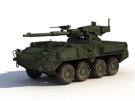 M1128 Stryker Mobile Gun System - 3D Model by FiniasK