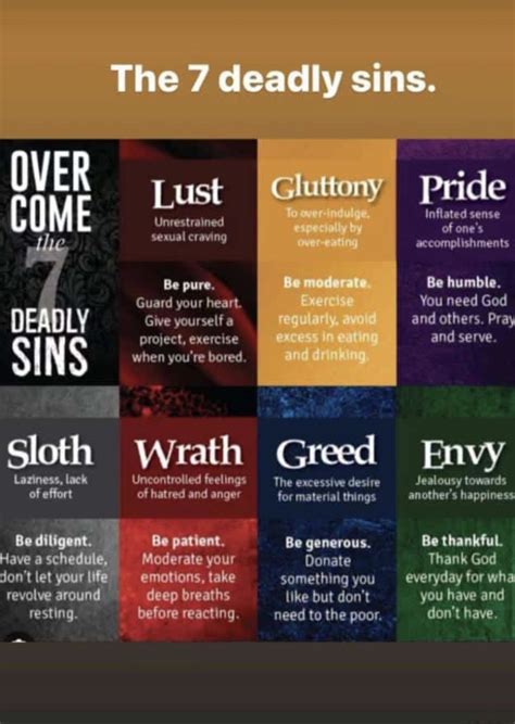 Pinterest | Seven deadly sins bible, Guard your heart, Hatred