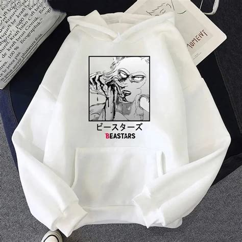 Hot Anime Beastars Legoshi Graphic Printed Hooded Men Women Classic ...