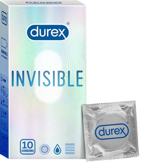 DUREX Invisible Super Ultra Thin Condoms for Men 10s Condom Price in ...