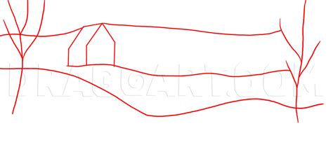 Image result for Winter Scene Drawing Tutorial