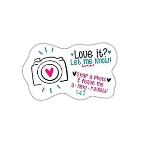ISEE 360® 40 PCs Love It Let Me Know Snap and Share Label Stickers for ...