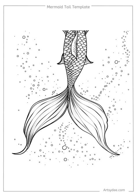 Image result for Free Pattern for Mermaid Tail