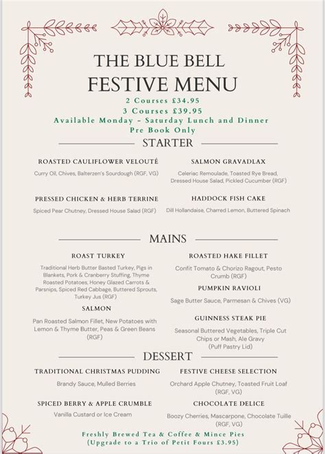 Festive Dining December , Moor Lane, Knaresborough, Harrogate, 1 ...