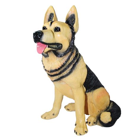 Big Bulk Big German Shepherd Dog Statue Showpiece Figurines for Living ...