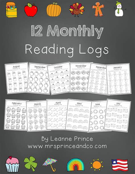 Reading Log Printable Reading Log for Kids Spring Reading Log - Etsy