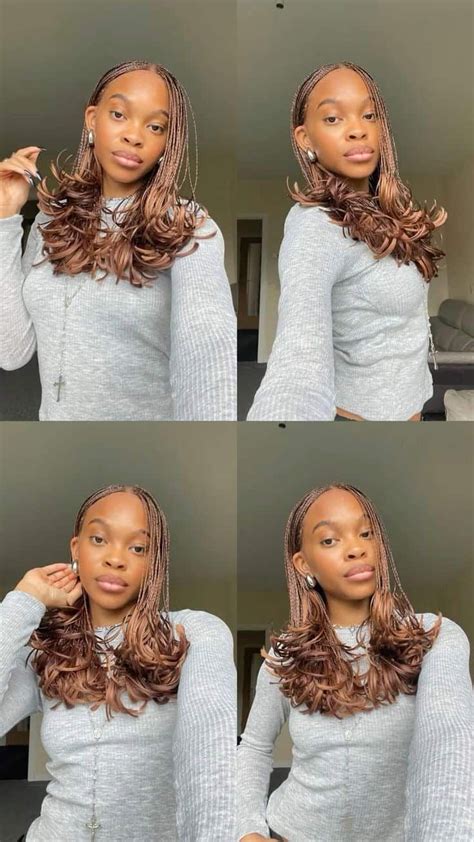 French Curl Box Braids Tutorial 的图像结果