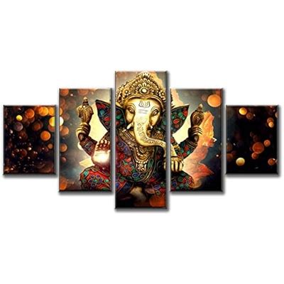 TUMOVO Wall Art for Living Room Deity Festival Artwork India | Ubuy