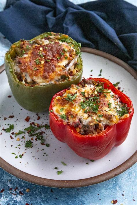 Classic Stuffed Peppers - Chili Pepper Madness