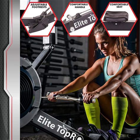 Buy EliteTopRow Rowing Machine, Ultra-Quiet Foldable Rowing Machines ...