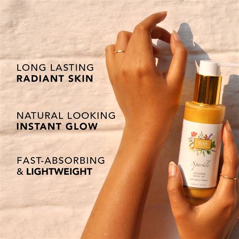 Sparkle Shimmer Highlighting Body Oil – RAS Luxury Skincare