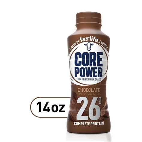 fairlife Core Power High Protein Shake, Chocolate, 26g Protein, 14 fl ...