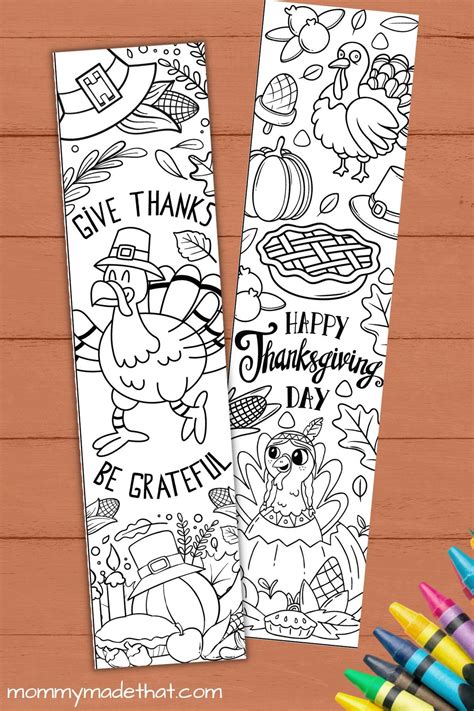 Free Printable Turkey Bookmarks