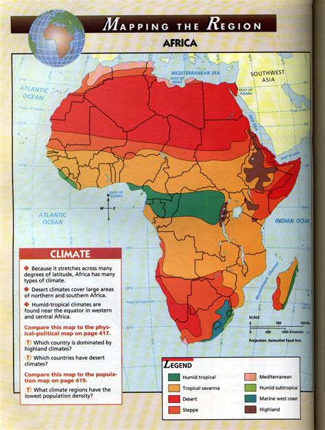 Biomes In Africa Map - Tourist Map