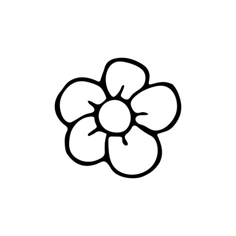 Flower Clipart Outline Images