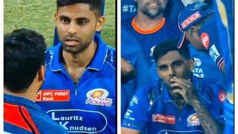 Suryakumar Yadav protests decision to retire out Tilak Varma in MI dug ...