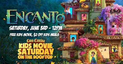 Encanto - Kids Movie on the Rooftop!, Lava Cantina The Colony, 3 June ...