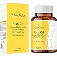 NutraChoice Fish Oil Double Strength (60 Capsules) 360 EPA, 240 DHA and ...