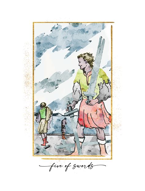 Five of Swords Tarot Card Meaning – Writual Planner