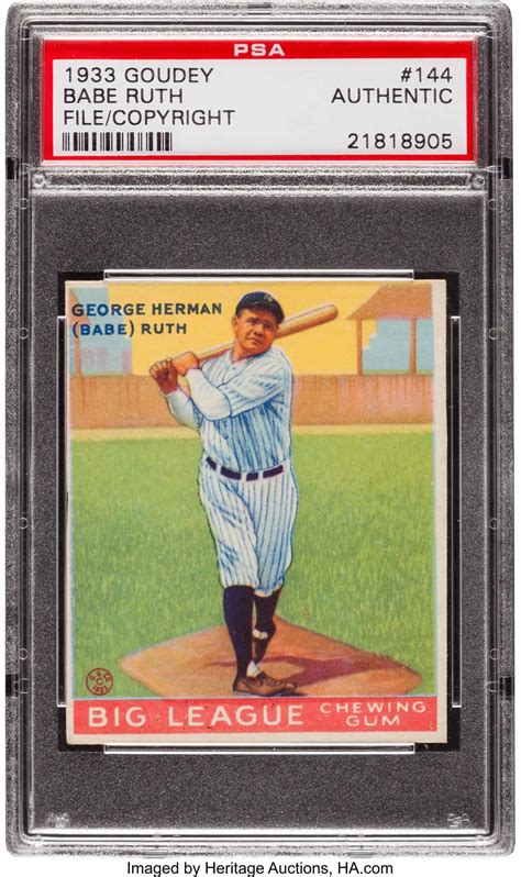 8 Most Expensive Babe Ruth Cards Ever Sold - Rarest.org