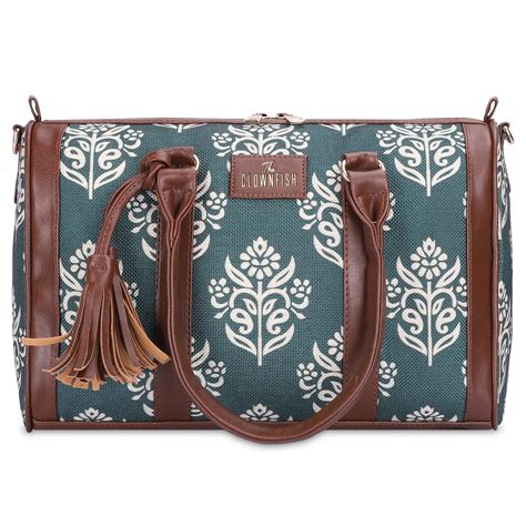The Clownfish Lorna Printed Handicraft Fabric Handbag for Women ...
