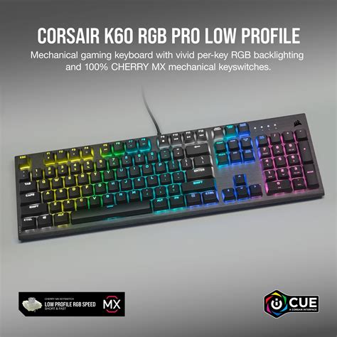 Corsair K60 RGB Pro Low Profile Mechanical Gaming India | Ubuy