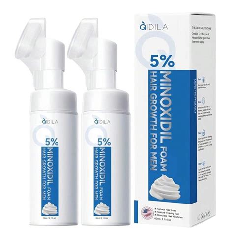 5% Minoxidil Foam For Men Hair And Beard Regrowth, Dermatologist ...
