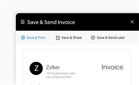 Free invoice templates for download | Zoho Invoice