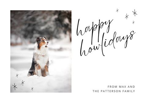 Printable Christmas Card Dog | Gerald Printable