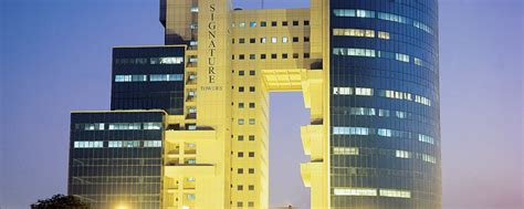 Location map of Unitech Signature Towers