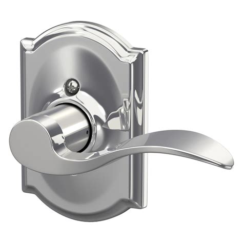 Schlage Accent- Camelot Polished Chrome Left-handed Interior Hall ...