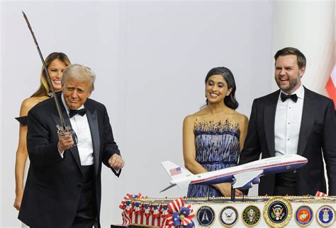 Donald Trump's first dance with Melania as POTUS; JD Vance, Usha ...