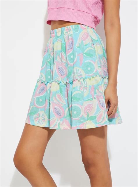 Buy URB_N Women Printed Mini Skirt Online at just Rs. 799.0 ...