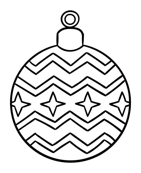 Printable Coloring Pages Christmas Ornaments | Christmas ornament ...